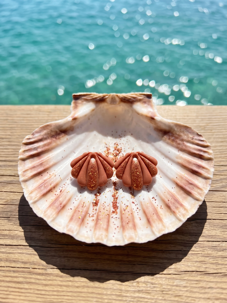 Charms - Coquillages Terracotta 